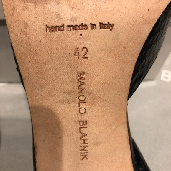 Manolo Blahnik Slingbacks - Picture 9 of 11